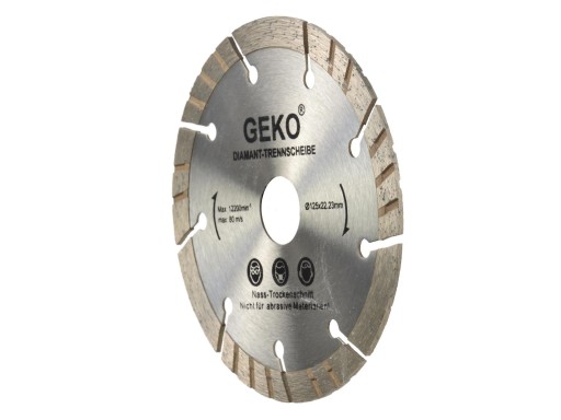 125mm sivý diamantový kotúč - laser GEKO G00222