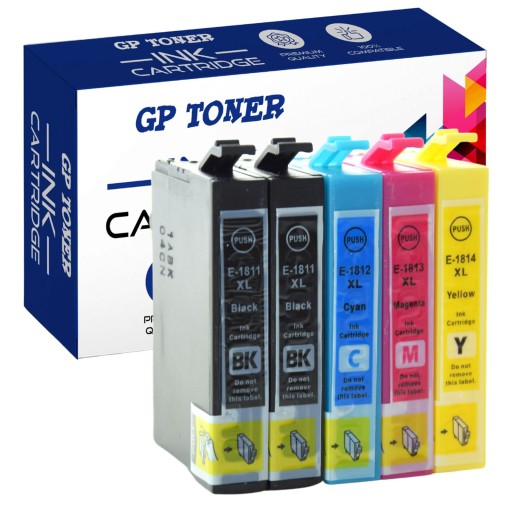 5x ATRAMENTY PRE TLAČIAREŇ EPSON XP102 205 212 215 300 305 312 315 325 405 415 XL