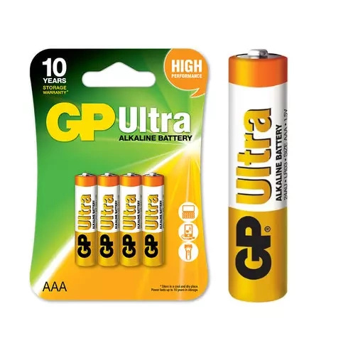 Batérie GP ULTRA ALKALINE Hight Performance LR03 AAA 1,5V - 4 ks.
