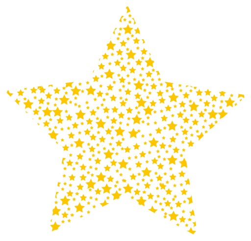 FÓLIOVÁ NÁLEPKA NA OKENNÉ ZRKADLO STAR STAR