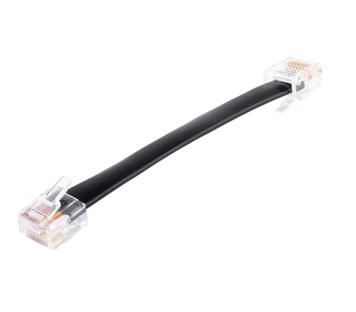 Patchcord patch kábel RJ45/RJ45 10cm plochý, 5 ks
