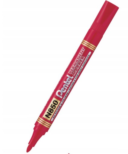PENTEL N850 ZNAČKOVAČ ČERVENÝ KRUHÝ PERMANENT PRE RÔZNE POVRCHY