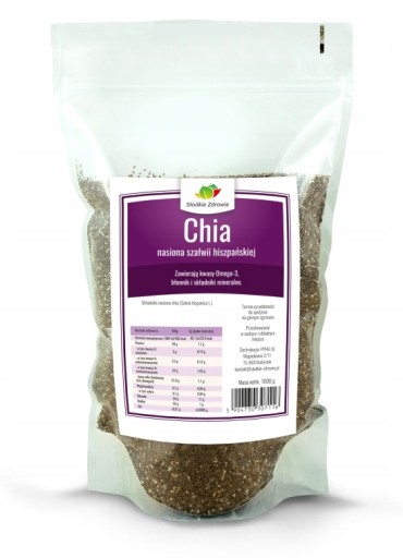 Chia semienka - šalvia španielska - 1kg