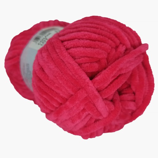 Hrubá plyšová mäkká zamatová priadza FUCHSIA 61