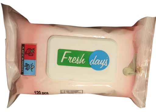 Fresh days vlhčené obrúsky pre deti 120 ks