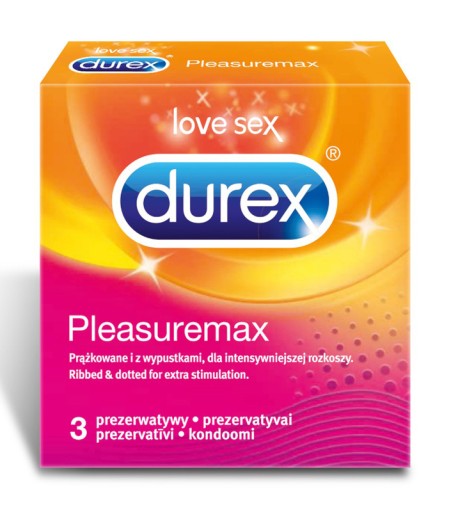 DUREX Pleasuremax kondómy 3 ks