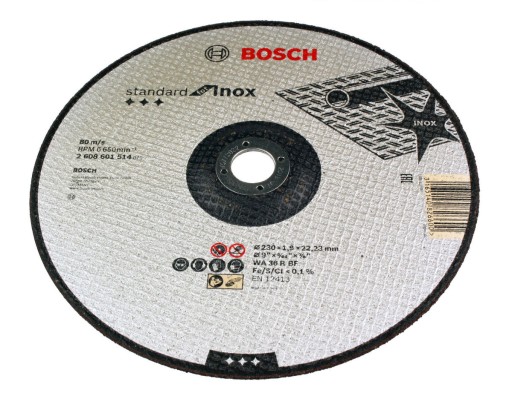 KORUNDOVÝ KOTOUČ BOSCH na rezanie ocele 230/1,9mm