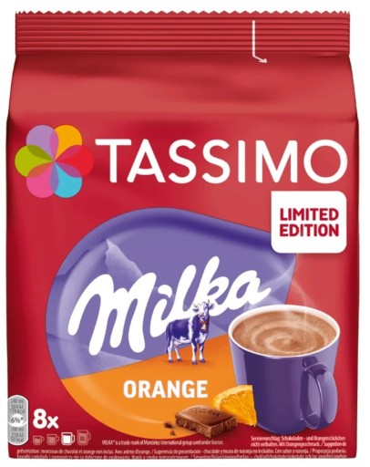 Kapsuly TASSIMO MILKA ORANGE - Limitovaných 8 ks