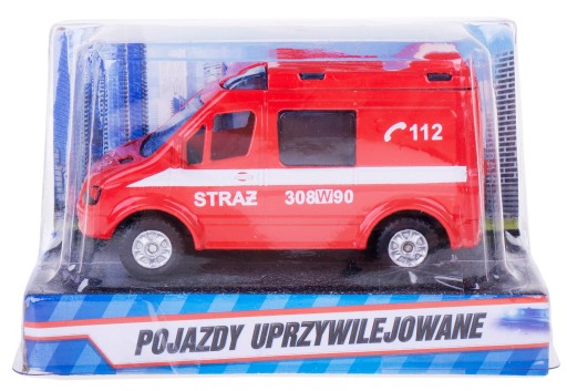 HASIČSKÁ KOVOVÁ DODÁVKA S POHONOM NOVINKA!!!