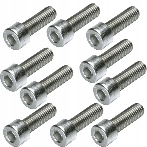 SKRUTKA HLAVY M8x25 NEREZ NEREZ DIN912 PRE SVORKY FV x10