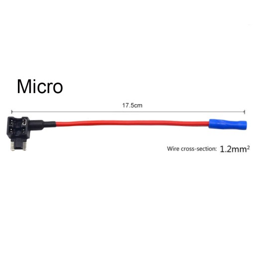 Držiak MICRO poistky s autopoistkou 10A 1 ks.