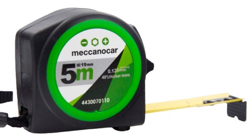 5M / 19mm PROFESIONÁLNA MIERA VALCOVANÁ - MECCANOCAR