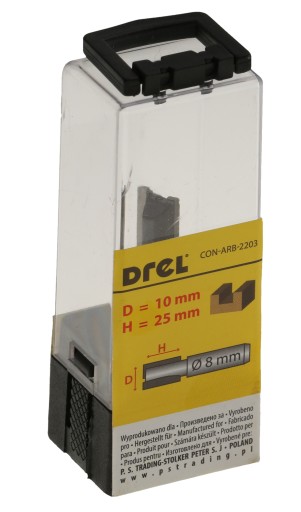 RYCHLOSTNÉ REZANIE TEPOVACIE FRÉZA NA DREVO 8mm 2x10x25mm