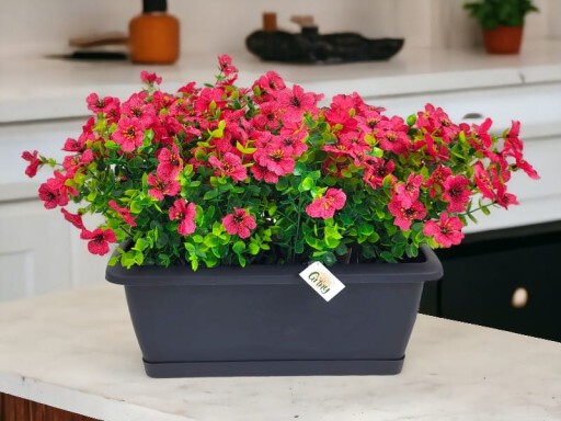 Umelá Petúnia Pelargonium Surfinia Kvety na balkón 1 ks - fialová