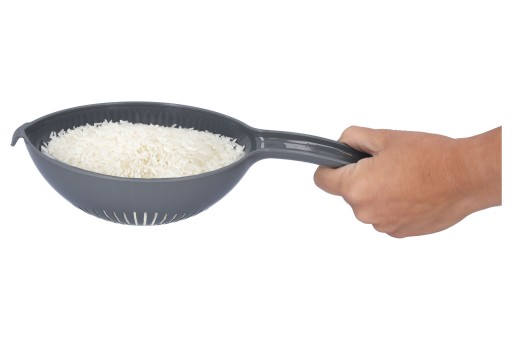 KUCHYŇSKÝ CEDNÍK ŠEDÝ S RUKOVOU KVALITNÝ A ODOLNÝ MATERIÁL