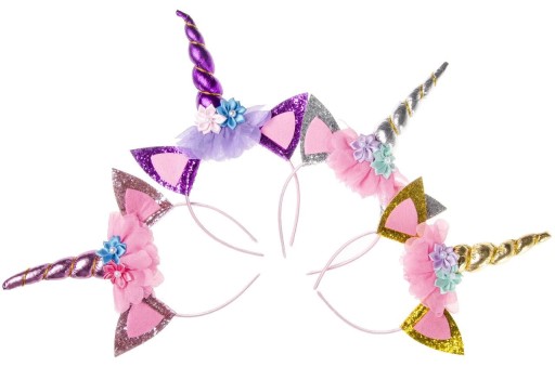 Oblečenie čelenky Tiara Unicorn horn