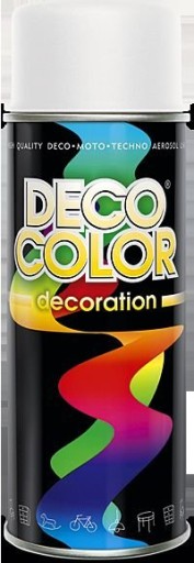 DECO RAL LAK 400ML MATNÝ BIELY 9010