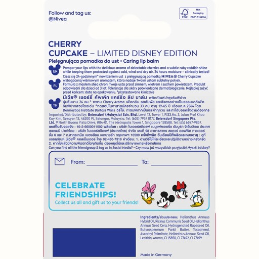 NIVEA STAROSTLIVOSŤ O PERY MICKEY CHERRY