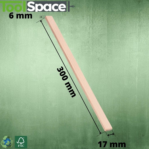 DREVENÉ PRUHY NA MIEŠANIE FAREB 30 cm DREVENÁ MIEŠAČKA 10 KS