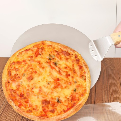 PIZZA, CHLIEB, CESTO, PLECH, OCELOVÁ LOPATKA okrúhla, 30 cm