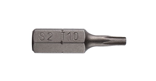 TORX 10 skrutkovacie bity 25mm 2 ks TX10 magnetické Klimas