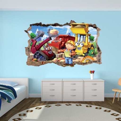 Nálepka na stenu BOB THE BUILDER! Veľký výber!