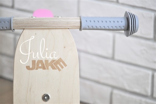 Nálepka s názvom bicykla Personalizované darčeky