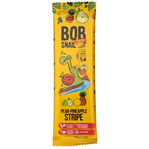 BOB SLIMÁČEK HRUŠKA A ANANÁS SLIMÁČOVÝ CUKOR BEZ CUKRU