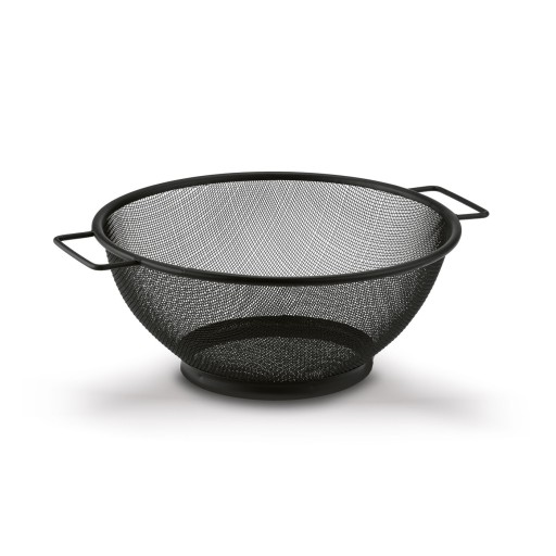 HRUBÉ Sitko na cestoviny, cedník, kovové sitko, VEĽKÉ kuchynské sitko, 23 cm
