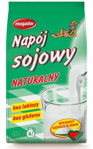 PRÍRODNÝ SÓJOVÝ NÁPOJ V PRÁŠKU 400g MOGADOR