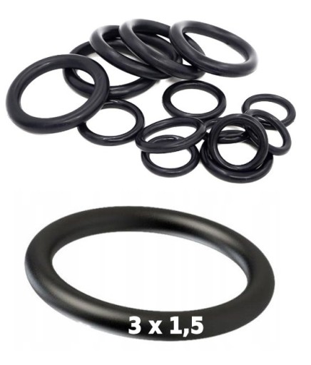 3x1,5 NITRIL GUMOVÉ TESNENIE ORING NBR 10 KS