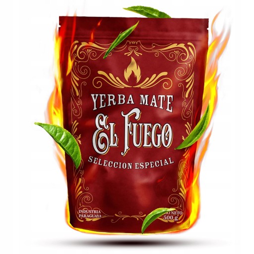 Yerba Mate El Fuego Elaborada NAJSILNEJŠIE 500g