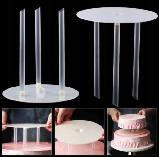 Rám, stojan, nohy na skladanie torty, tort, 9 cm