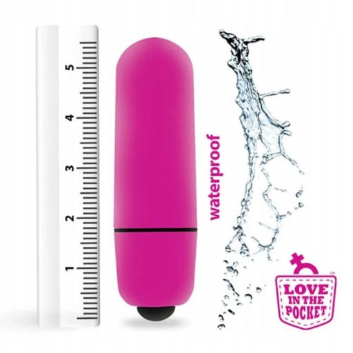 MINI BULLET MASAGER VIBRATOR RUŽOVÝ BULLET DARČEK EROTICKÝ GADGET