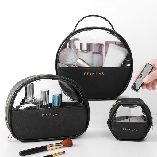 Kozmetická taštička Travel Organizer Transparent 3 ks