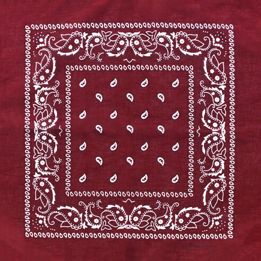 Bandana bandana bandana vínová paisley šatka