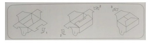 Tortová krabička s rúčkou, biela, 19x14x9cm/10 ks