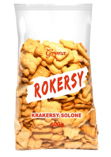 GRONA ROCKERS SALTED CRACKERS 400G