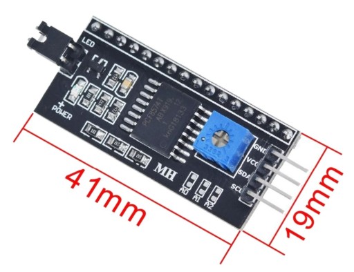 032 HD44780 konvertor LCD na I2C IIC Arduino