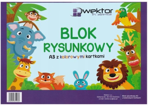 PODložka na kreslenie Vector s farebnými listami A3