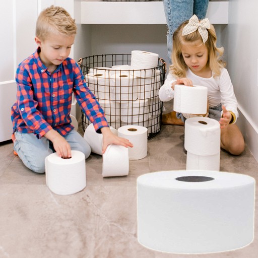 ELLIS Toaletný papier WHITE JUMBO Big Rola celulózová toaleta 1 ks rolka biela