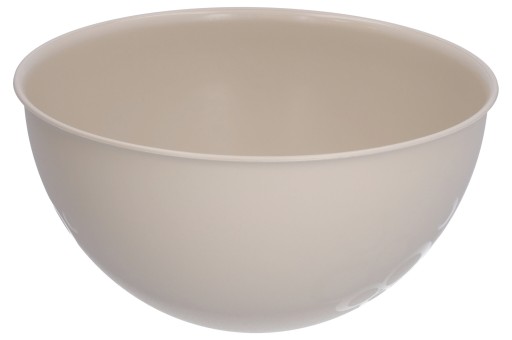 BÉŽOVÁ PLASTOVÁ MISKA 3L VEĽKÁ 24 CM PLASTOVÉ KUCHYNSKÉ MISKY
