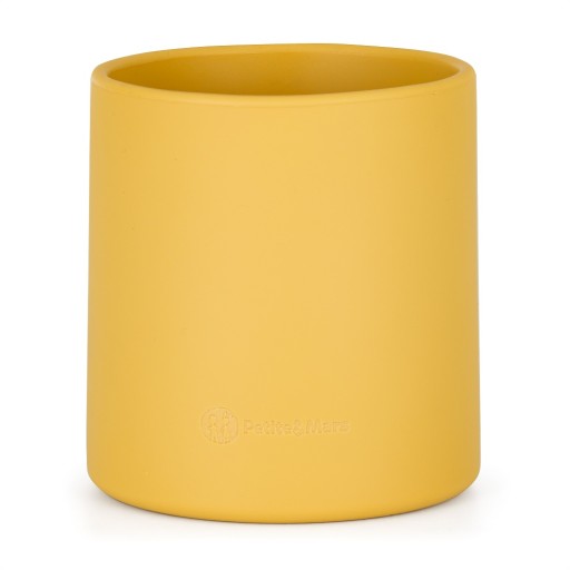 PETITE&MARS Silikónový pohár Take&Match Intense Ocher yellow 6m+ 200 ml