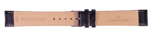 JORDAN KERR REMÍN NA HODINKY, ČIERNA, sr. 20 mm XL