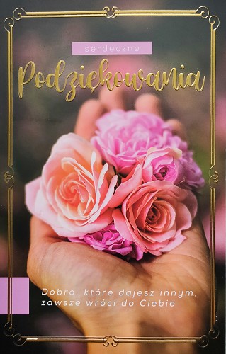 Učiteľská darčeková ďakovná karta 2K62