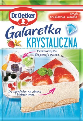 DR. Oetker Jahodovo-vanilkové želé 2 x 77 g