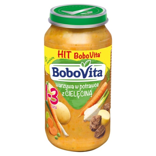 BoboVita Junior Zelenina v guláši s teľacím mäsom 1-3 roky 250 g