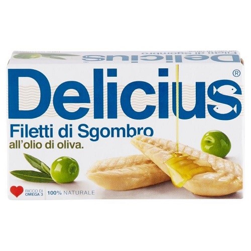 Delicius Filety sardiniek v olivovom oleji 120 g