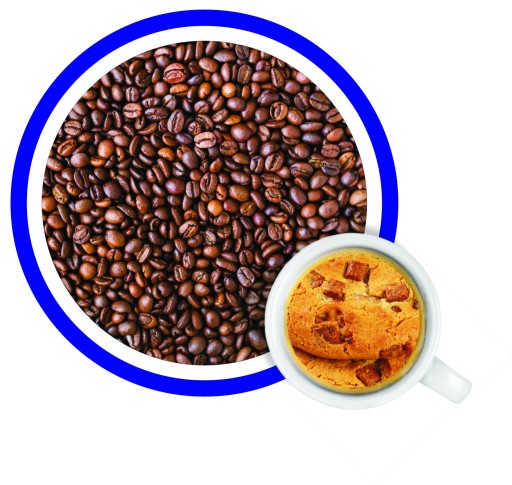 Zrnková káva Arabica DELICIOUS COOKIE 100g Čas na čaj