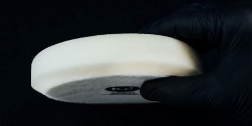 K2 DURAFLEX Leštiaci špongia na suchý zips, biela, ľahká abrazívna